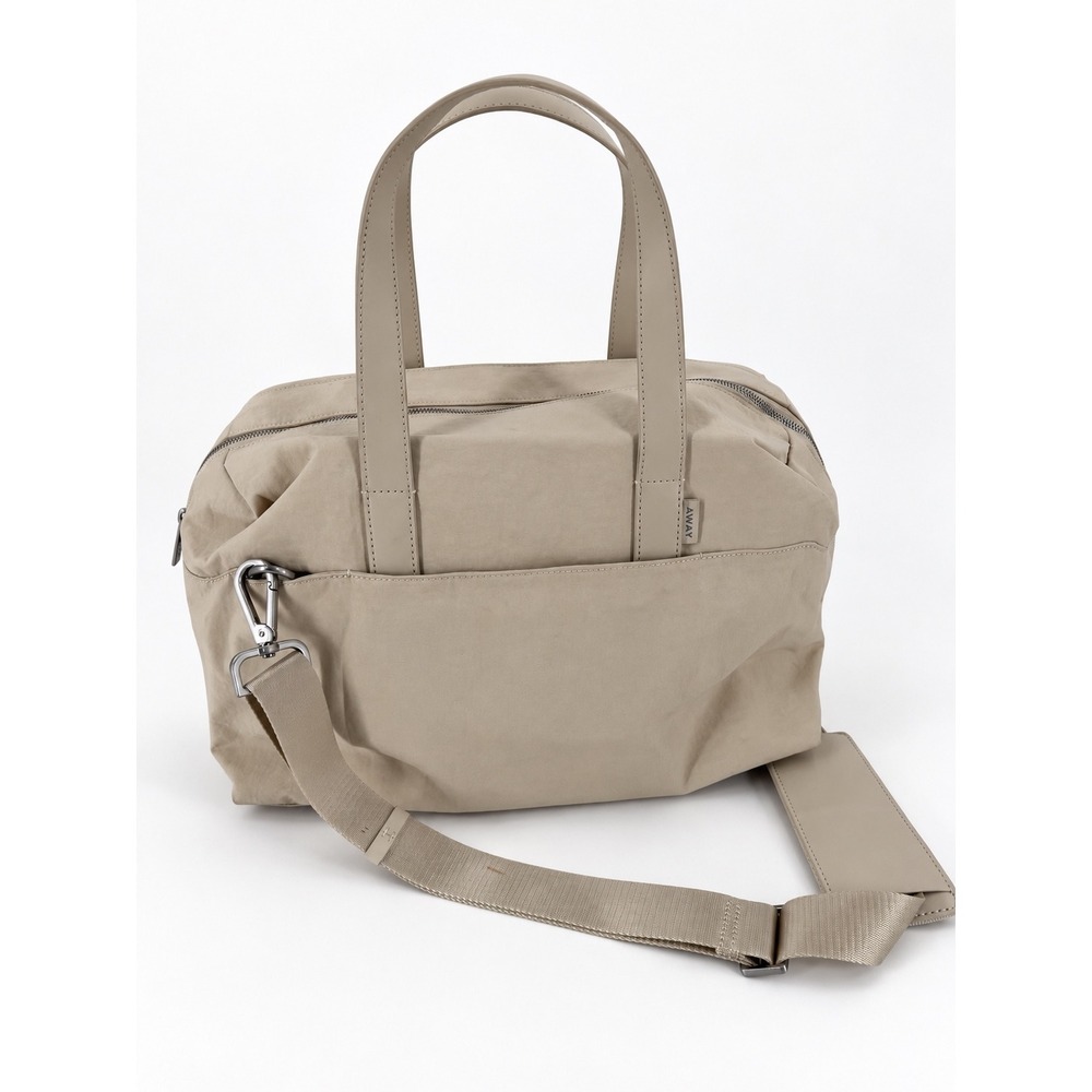 Away Everywhere Bag Womens OS Beige Nylon Travel Tote Laptop Weekender Bag